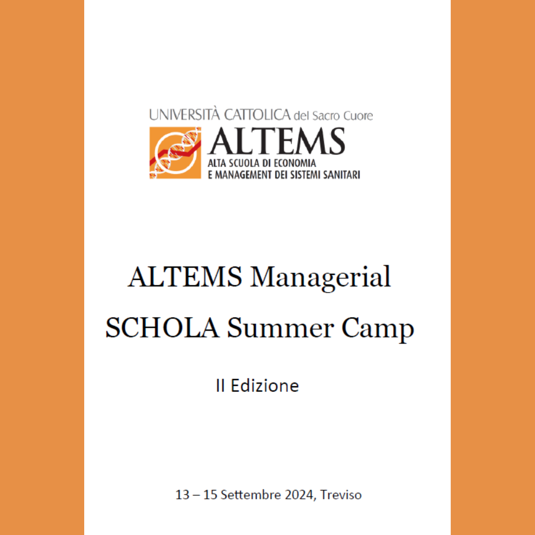 ALTEMS Managerial SCHOLA Summer Camp