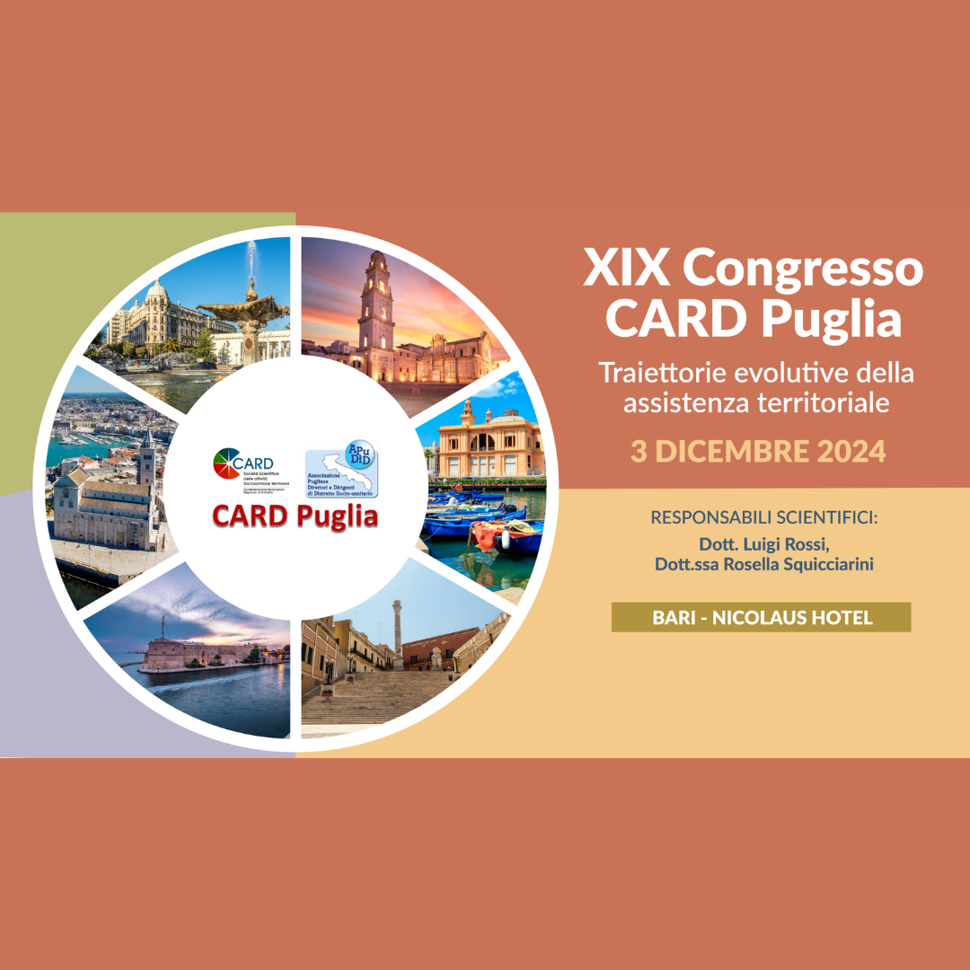 XIX Congresso CARD Puglia Traiettorie evolutive della assistenza territoriale